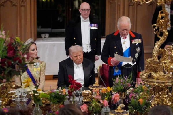 Ceremonias en Windsor y banquete de Estado